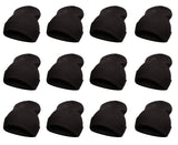 Top Headwear Solid Winter Long Beanie - 12 Piece Wholesale