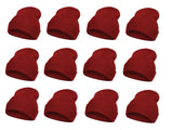 Top Headwear Solid Winter Long Beanie - 12 Piece Wholesale