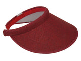 Top Headwear Women's Wide Brim Visor - Sports 5 Inch Wide Clip On Cap