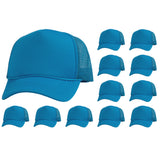 Top Headwear 12 Pack Trucker Hat Bulk - Dozen Plain Blank Hats