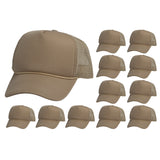 Top Headwear 12 Pack Trucker Hat Bulk - Dozen Plain Blank Hats