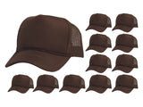 Top Headwear 12 Pack Trucker Hat Bulk - Dozen Plain Blank Hats