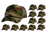 Top Headwear 12 Pack Trucker Hat Bulk - Dozen Plain Blank Hats