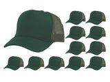 Top Headwear 12 Pack Trucker Hat Bulk - Dozen Plain Blank Hats