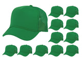 Top Headwear 12 Pack Trucker Hat Bulk - Dozen Plain Blank Hats