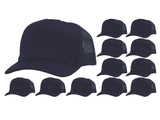 Top Headwear 12 Pack Trucker Hat Bulk - Dozen Plain Blank Hats