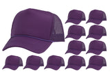 Top Headwear 12 Pack Trucker Hat Bulk - Dozen Plain Blank Hats