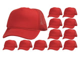 Top Headwear 12 Pack Trucker Hat Bulk - Dozen Plain Blank Hats