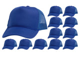 Top Headwear 12 Pack Trucker Hat Bulk - Dozen Plain Blank Hats