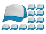 Top Headwear 12 Pack Trucker Hat Bulk - Dozen Plain Blank Hats