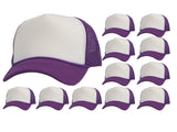 Top Headwear 12 Pack Trucker Hat Bulk - Dozen Plain Blank Hats