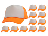 Top Headwear 12 Pack Trucker Hat Bulk - Dozen Plain Blank Hats