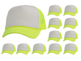 Top Headwear 12 Pack Trucker Hat Bulk - Dozen Plain Blank Hats