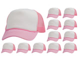 Top Headwear 12 Pack Trucker Hat Bulk - Dozen Plain Blank Hats