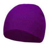 Top Headwear Cuffless Beanie For Men Women, Unisex Short Beanies Skull Cap