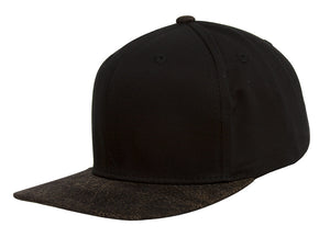 TopHeadwear Graphite Two-Tone Adjustable Snapback - Black