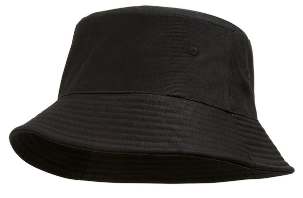 TopHeadwear Blank Cotton Bucket Hat - White - Small/Medium 