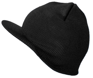 TopHeadwear Cuffless Beanie Cap with Visor