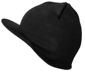 Topheadwear Cuffless Beanie Visor Jeep Cap - Various Colors Available