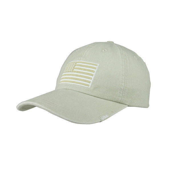 USA Washed Pigment Dyed Twill Cap – TopHeadwear